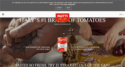 Desktop Screenshot of mutti-parma.com